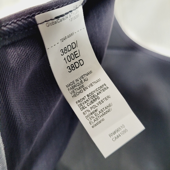 UNDER ARMOUR Women's 38DD High-Impact SPORTS BRA Gray/Black Support NWT - Picture 3 of 6